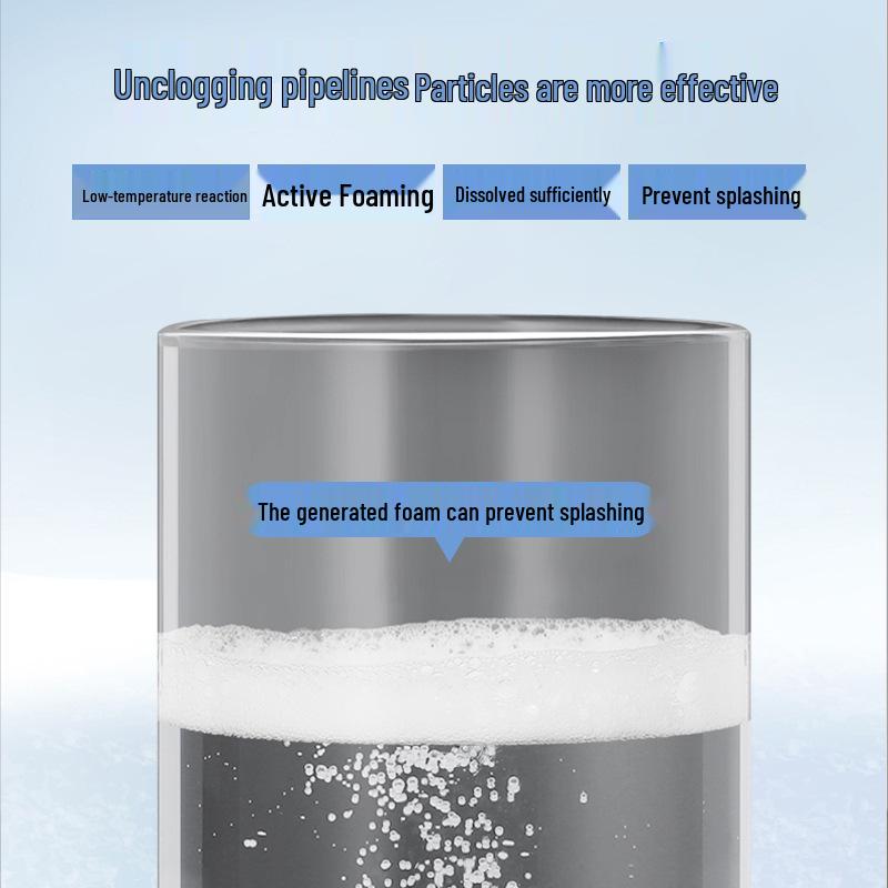 Sewer Pipe Unblocker: Strong Dissolving & Active Oxygen Powder for Kitchen & Toilet Drains