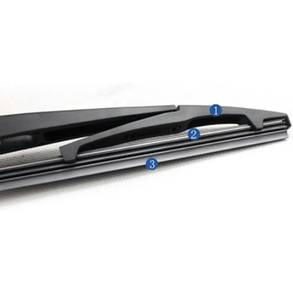 Windshield Wiper Blade for Toyota Yaris Hatchback MK3 2011-2019 Automotive Replacement Windshield Wiper Blades, Smooth Wiping, Black