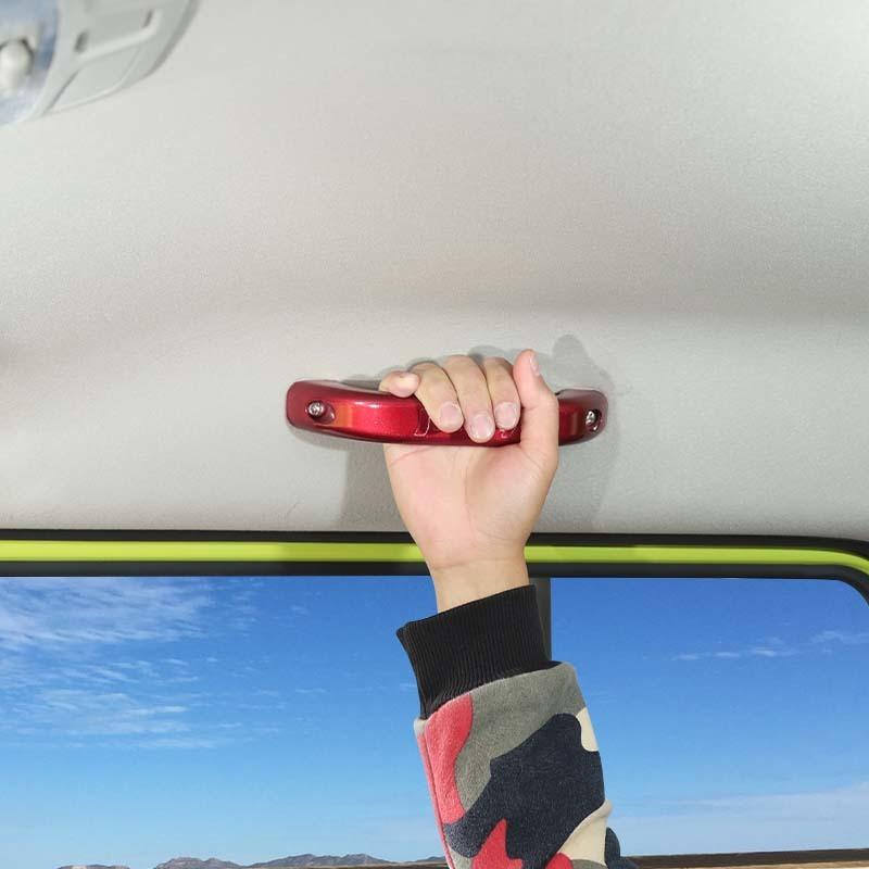 Car Aluminum Alloy Top Grab Bar Handle Holder Bracket Mounting Fit For Suzuki Jimny 2010 Up Interior Accessories