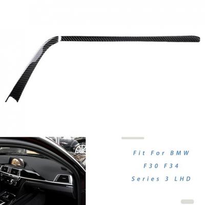 Passenger Carbon Fiber Dashboard Sticker Decor Trim For BMW 3 Series F30 F34