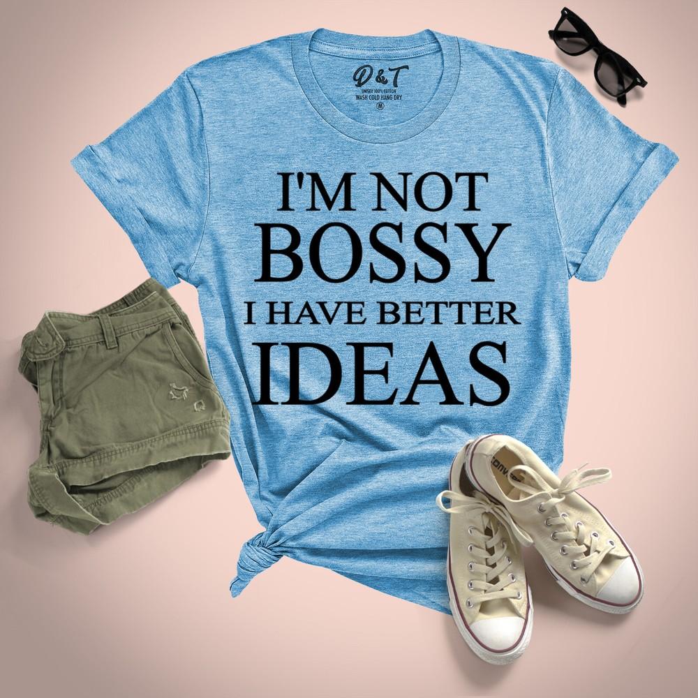 I Have Better Ideas Funny Unisexs T Shirt Slogan Uk Plus Size 824 Tee Top