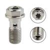 Brake Systems For Single Banjo Bolt Single Line Hydraulic Alloy Car Parts M10 X 1.25 for Honda, for Kawasaki,