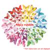 12/24/48pcs Color Butterfly Magnetic Stickers Reusable Refrigerator Decor DIY Wall Decals Home Decoration Accessories