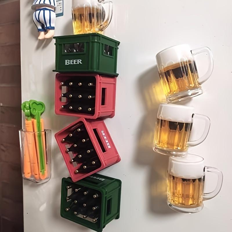 Beer Bottle Opener, Soda Bottle Opener, Can Be Attached To The Refrigerator As Decoration, Creative Beer Basket Design
