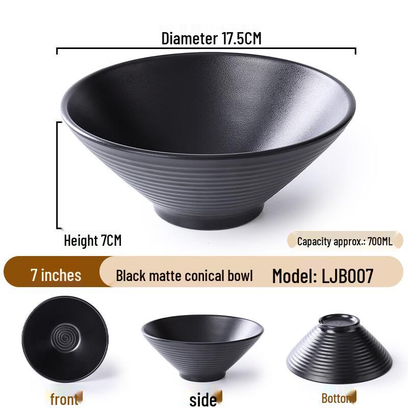 

Hundun Melamine Imitation Porcelain Noodle Bowl
