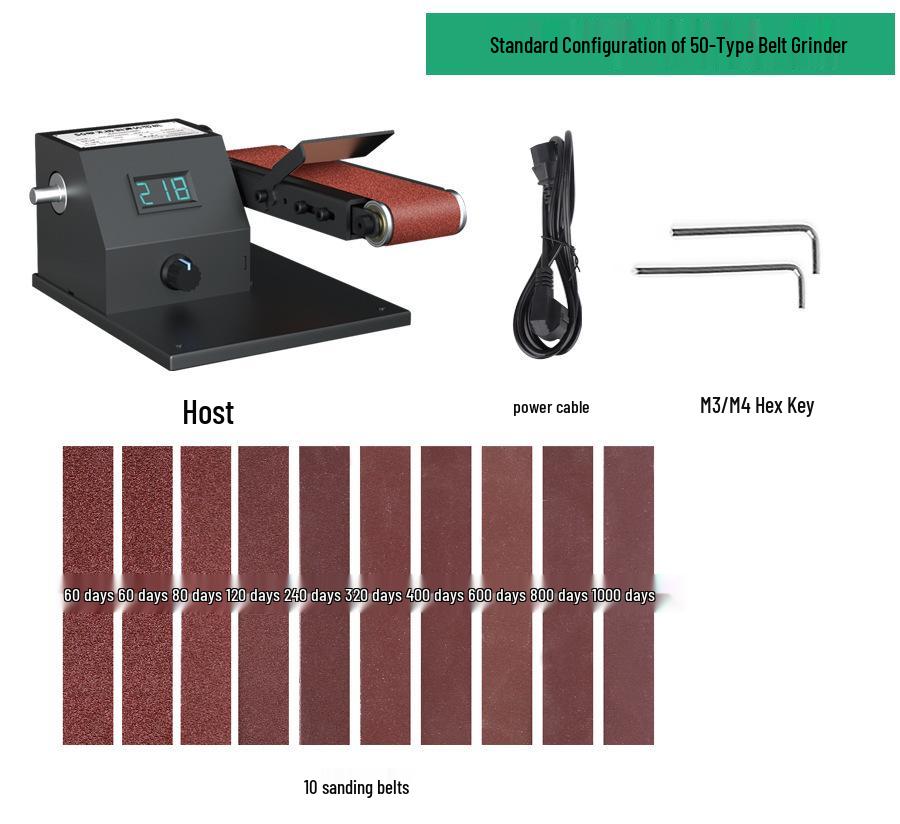 800W Mini Belt Sander and Polisher with Fixed Angle Knife Sharpener
