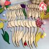 30 PCS DIY Wooden Flower Ornament Creative Funny Rose Painting Crafts Decoration Mother's Day Gifts Valentine's Day