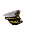 Navy Sailor LED Light-Up Embroidered Captain's Hat for Festivals and Performances