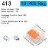 10-75 Pcs Orange Universal Type Quick Plug-in Terminals,Electrical Equipment Connectors,Wire Connector Terminals,250V/32A Plug Connectors 4