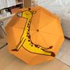 1PC Giraffe Spots Umbrella-8-Rib Reinforced Portable Folding Travel Suitable for All Seasons Outdoor Daily Use-H0407