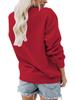 European and American Autumn/Winter Women's Cartoon Print Pullover Sweatshirt with Long Sleeves and Round Neck for Halloween