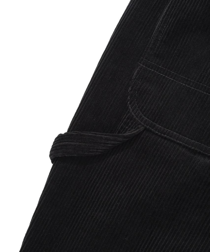 COVERNAT Semi-Wide Fit Corduroy Carpenter Pants Black