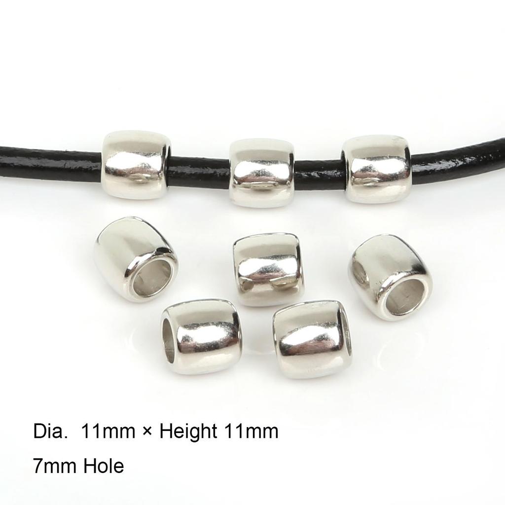 30Pcs Acrylic CCB Bucket Seed Spacer Beads for Jewelry Making DIY Bracelet Necklaces