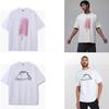Neues High-End Herren Baumwoll Box-T-Shirt Bedruckt Locker und Hübsch Nische Sommer Kurzarm Top