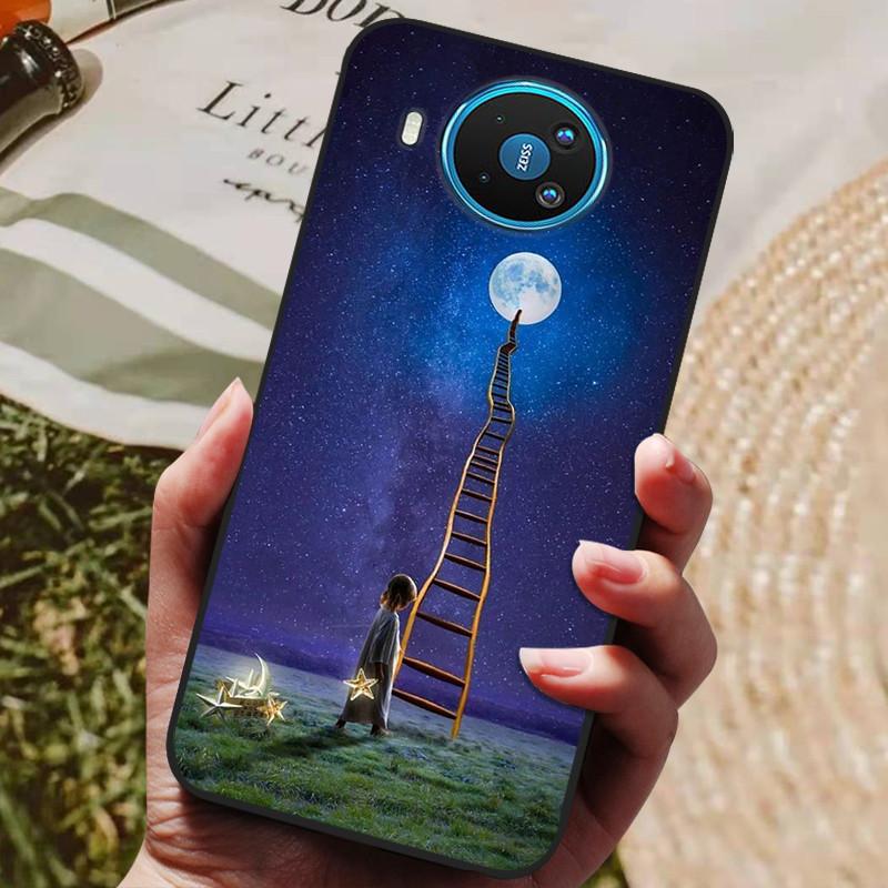 For Nokia 8.3 5G Case Soft TPU Silicone Cover for Nokia 8.3 Nokia8.3 5G Phone Case 6.81 Inch Cute Cat Protective Case Bumper