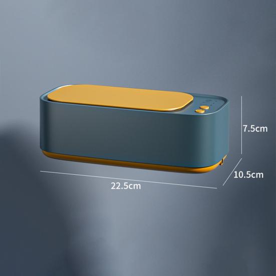 1 Set Brillenreiniger USB-Ladegerät Tragbarer Schmuckreiniger Ultraschall-Reinigungsmaschine Haushaltsbedarf