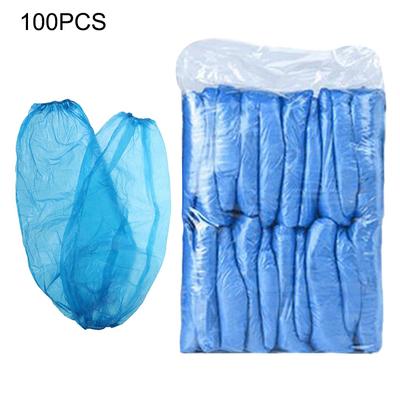 100Pcs Disposable Oversleeve Oil-Proof Protective Arm Covers Pe Oversleeves