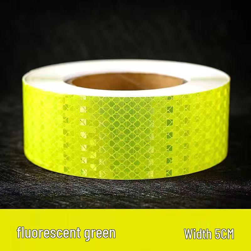 

Флуоресцентная светоотражающая защитная лента: Ширина 5 см, 10 см, 15 см для ночного движения, предупреждение о столкновении Length 1m