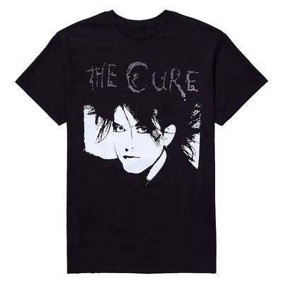 The Cure Treatment Band Non-mainstream Rock Punk Print Oversized Pure Cotton Men's and Women's Short-sleeved T-shirts
