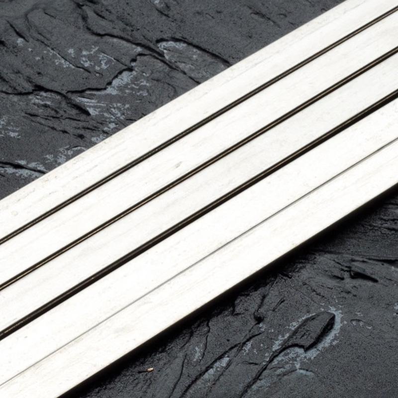 ZISIZ Stainless Steel Flat BBQ Skewers