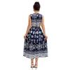 Print Bohemian V-neck Sleeveless Loose Women Dress Woman Dress