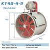Kedehe High-Temperature Paint Booth Axial Fan CN Plug (adapter Included)