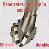 14mm Super Tvrdý Vrták do Betonu - Čtyřbřitý Zubatý, Vysoká Tvrdost, Excentrický pro Suché Vrtání