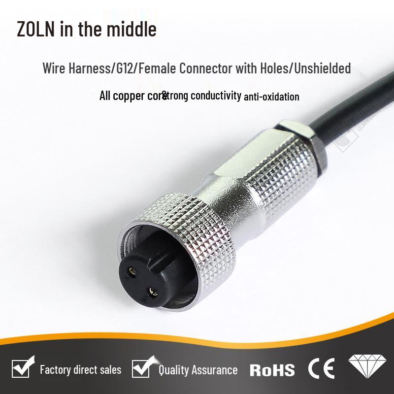 Waterproof Aviation Plug: 2-7 Core Unshielded Wire Harness Terminal Connector with Female Socket & Male Seat