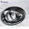 For Fiat 500 Abarth 595 2016 2017 2018 2019 2020 2025 2025 2025 Real Hard Carbon Fiber Sticker Headlamp Eyebrow Bezel Protection