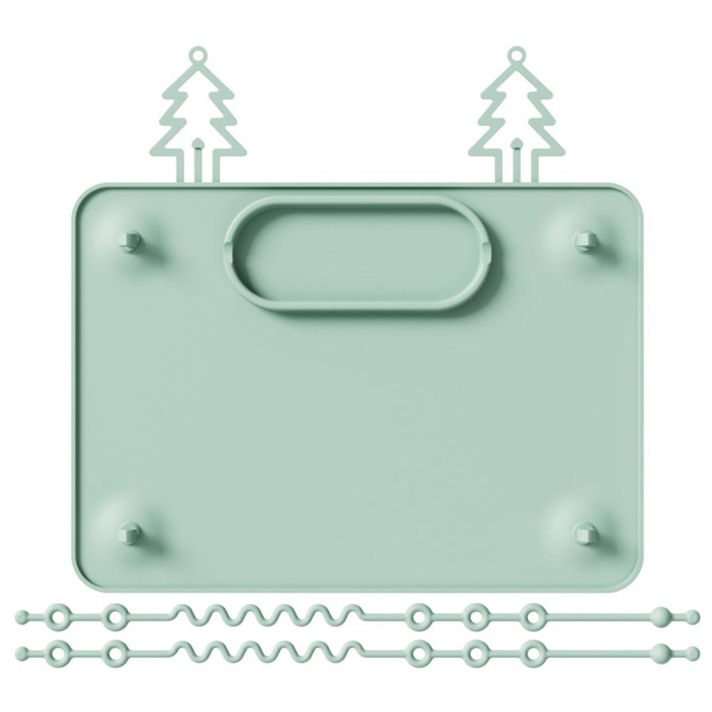 

Згортуваний дитячий килимок для годування, брудовідштовхувальна поверхня, ігровий килимок для малюка, необхідна річ для годування зелений