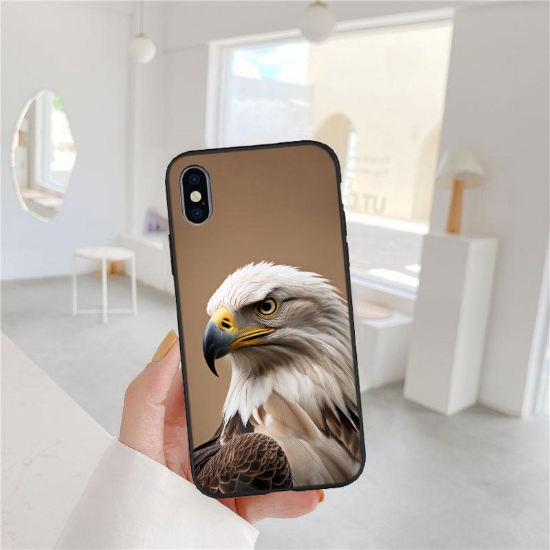 LO51 Hawk Eagle Soft Shell Phone Case for Redmi Note 10 11 12 Pro Max 10S 10C 10T 11A 11S 12S 12C