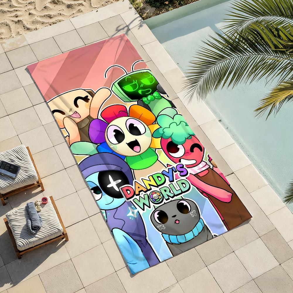 Cartoon Cute D-Dandys W-world Towel Drying Bath Towel Applicable To Light Swimming Camping Yoga Beach Out