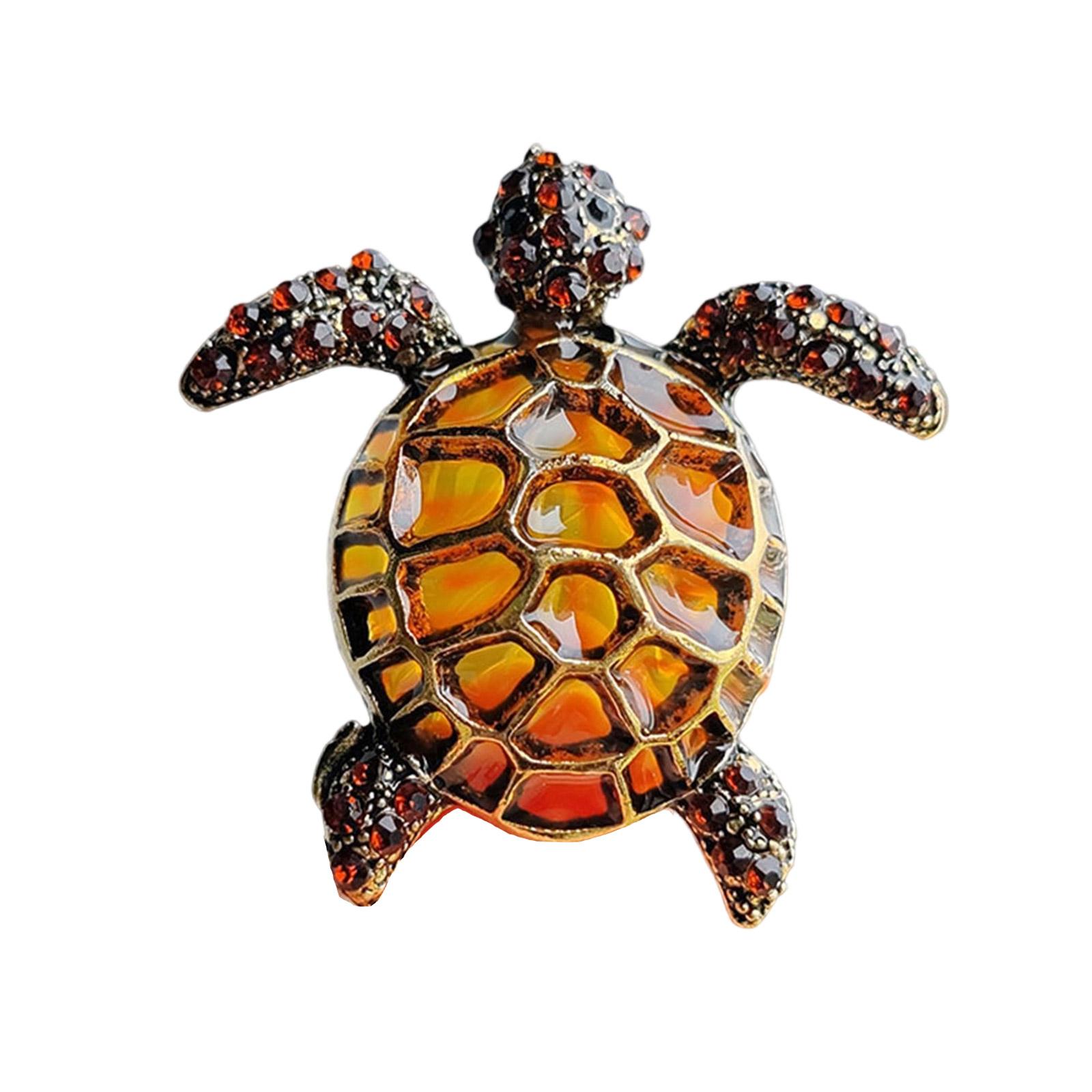 

Прекрасная брошь «Черепахи» из прозрачного сплава, портативный аксессуар для украшения куртки или сумки 1