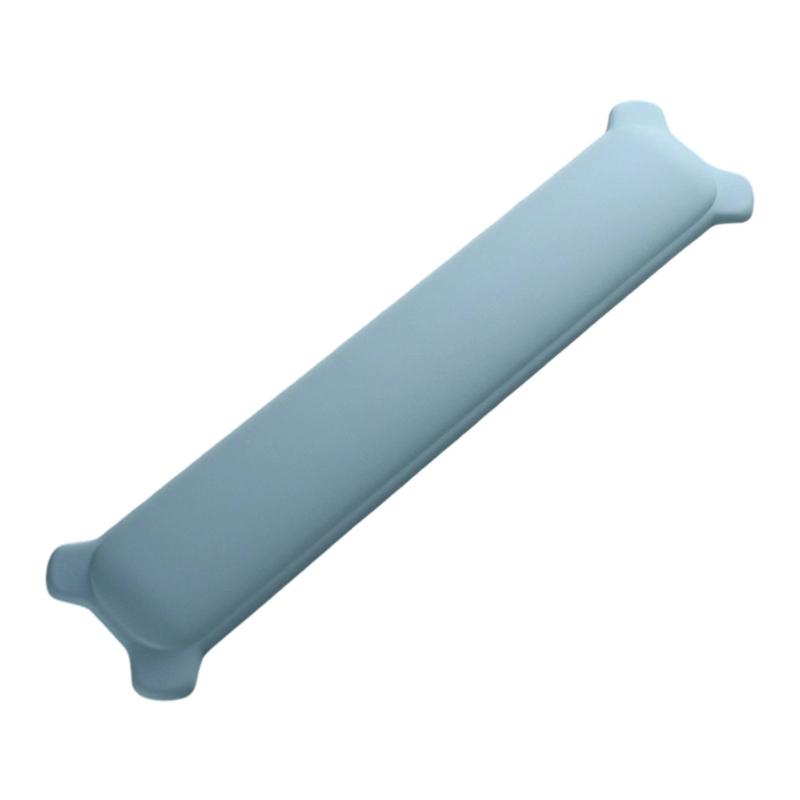 

Ergonomic Keyboard Wrist Rest Soft Silicone Desk Wrist Support Keyboard for Computer Keyboard Nonslip Home Office Use синій