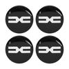 4 Stück 56 mm Auto-Radnabendeckel Emblem Aufkleber für Logan Sandero Duster Lodgy Spring Jogger Dokker Stepway Bigster RS