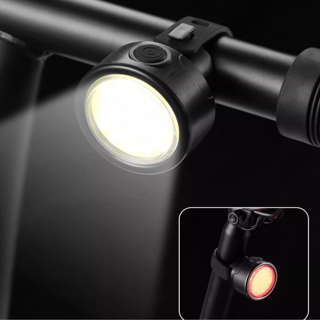 Road Bike LED Front / Rear Light USB Rechargeable Headlight Bicycles Taillight Waterproofs Cycling Lamp Flashlight