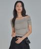 TOPGIRL Tucked Armhole Off-Shoulder Top (Short Ver)_T416Tp110