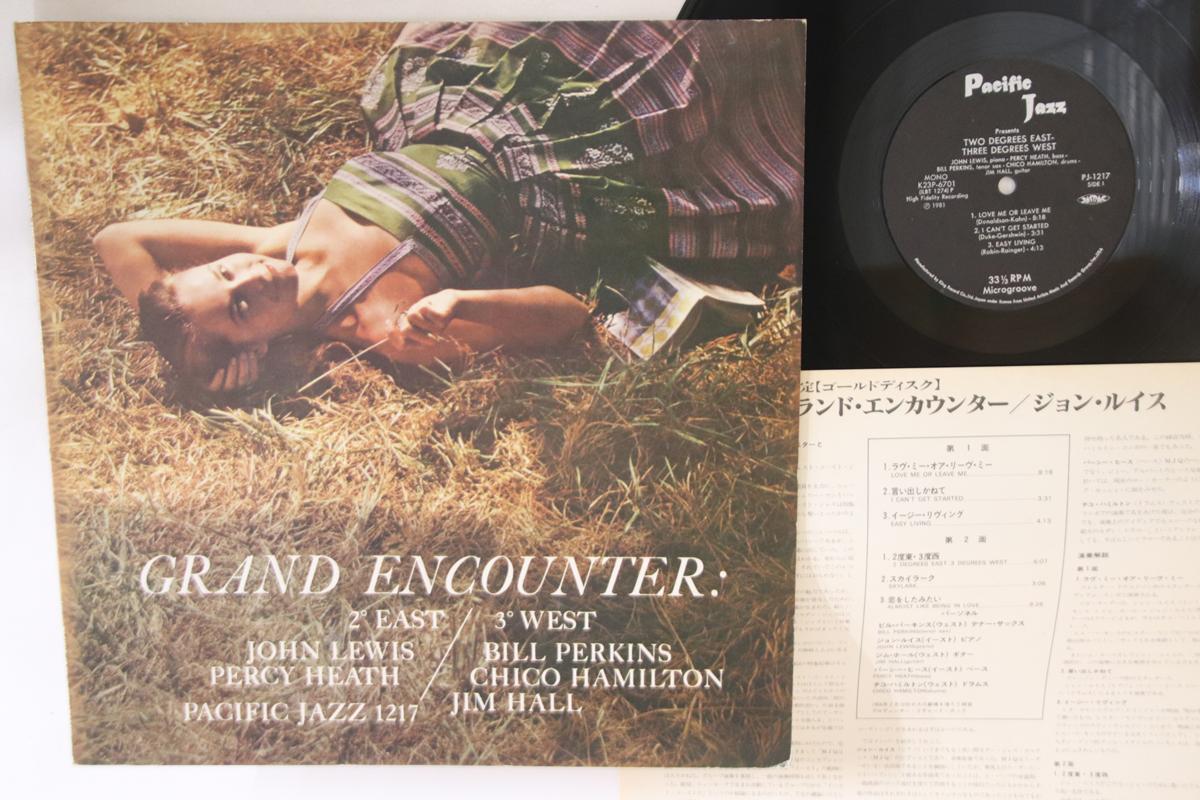 

LP Record JOHN LEWIS - Grand Encounter 2 Degrees East - 3 K23P6701 PACIFIC JAZZ 1981 Japan Jazz Used