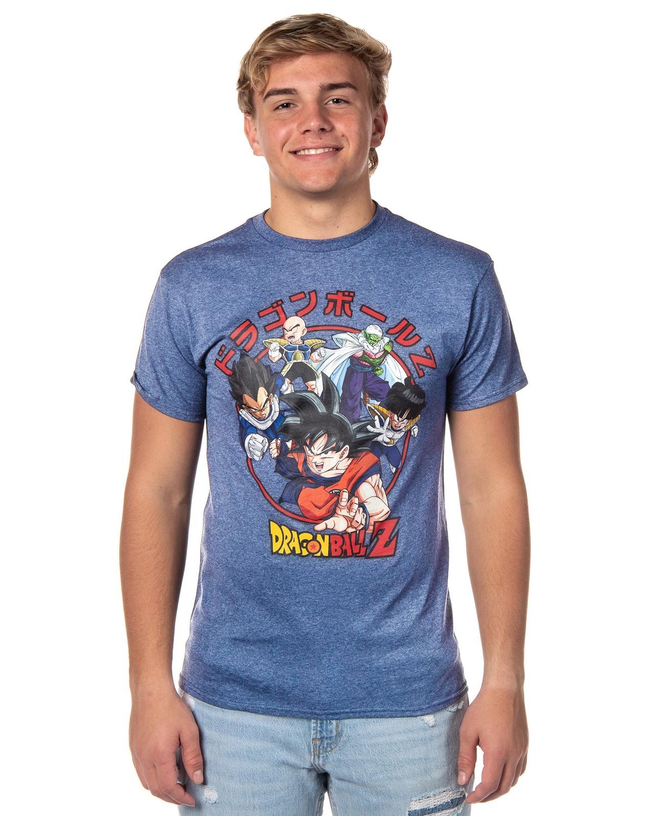 Dragon Ball Z Super Men s Goku Vegeta Krillin Character Group T-Shirt Adult XXXXL