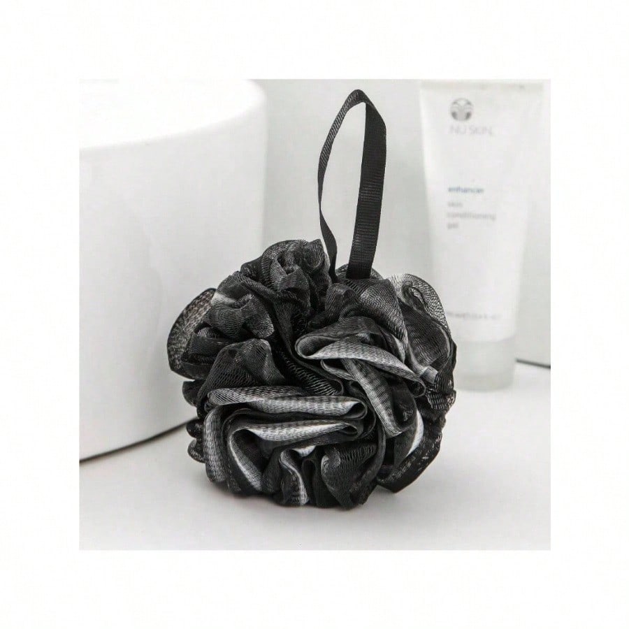 

1 шт. Мягкий и милый мочалка для ванны, губка для мытья, щетка для чистки, средство для мытья тела в душе, отшелушивающие скраберы, принадлежности для ванной чёрный