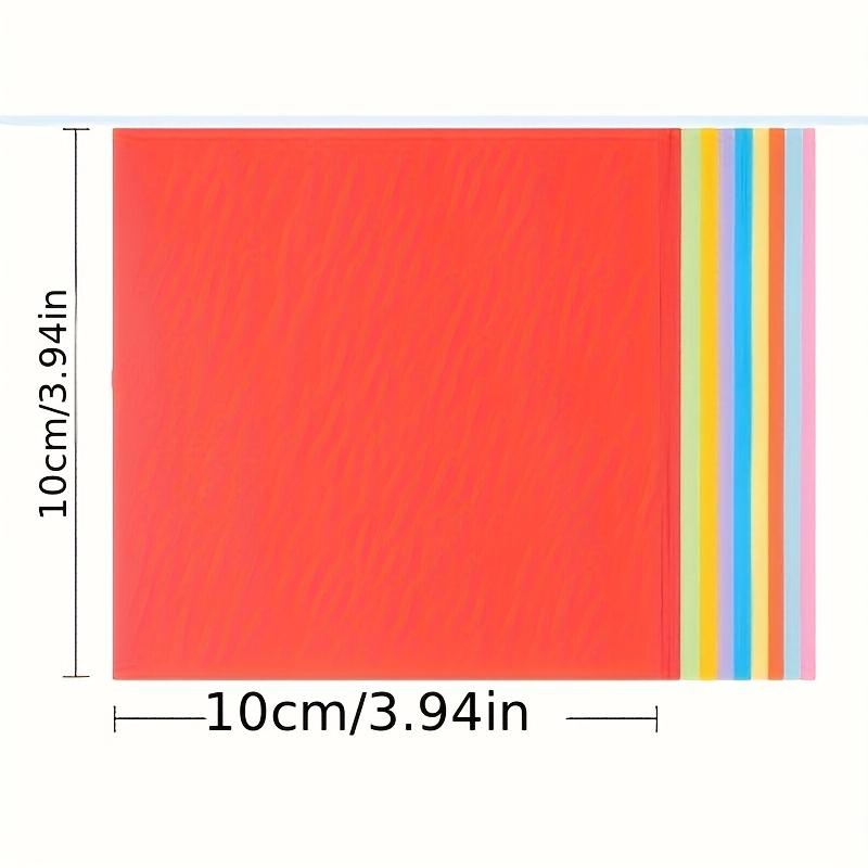 100 Sheets of Premium Square Cardstock,lightweight and Convenient for Origami, Art Crafts, Office Supplies and Sewing