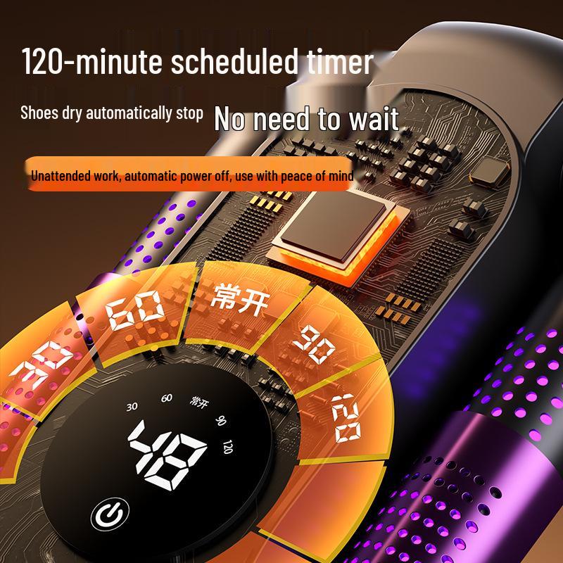 Tragbarer intelligenter Schuh- und Socken-Trockner: Schnelltrocknend, Antibakteriell, Faltbar und Konstante Temperatur