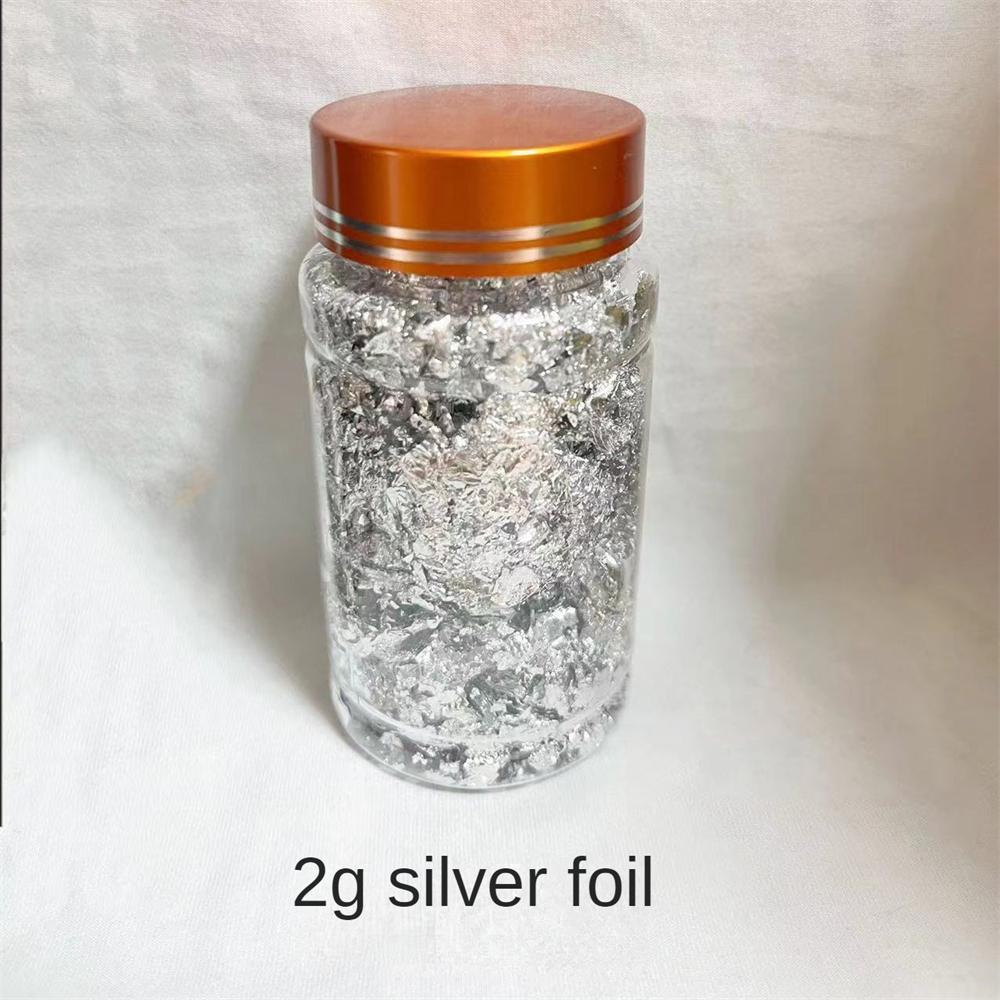 Bottled Gold Leaf Strong Sense Of Decoration Gold Leaf Fragments Broken Rose Gold Gold Flakes For Handicrafts Table Decoration