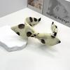 Women's Wide Mesh Polka Dot Bow Headband - Korean Retro Style Fabric Hair Accessory