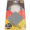 Eschenbach ESCHENBACH Portable Magnifying Glass, Economical Handheld Magnifier, Smoke Gray, Blister Pack, 3.5x Magnification, 1730-231B