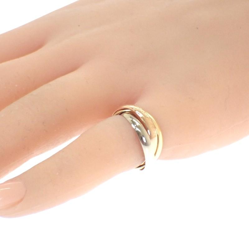 Cartier # 10(Rozmiar JP) pierścionek K18 żółte złoto/K18 różowe złoto Kobiety
