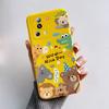 For Xiaomi 13 Lite Civi2 Phone Case Cute Cartoon Cat Fox Soft Silicone Bumper Cover For Xiaomi13 Lite Xiaomi Civi 2 Fundas Shell