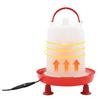 ABWR-3L Heated Chicken Waterer For Winter Auto-Fill Chicken Water Heater With Leg Support,35W Heating Poultry