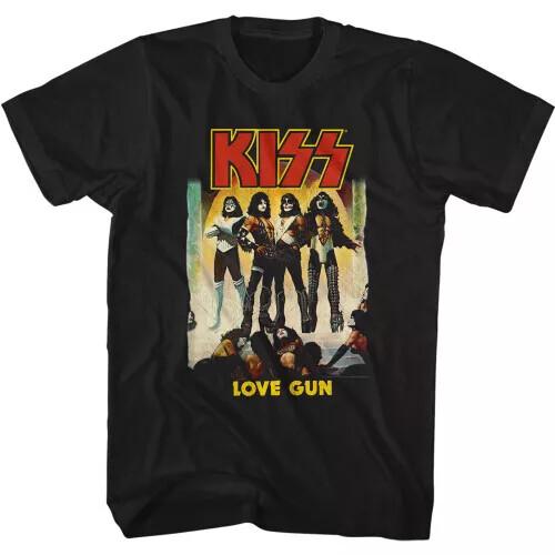 Kiss Love Gun Black Adult Classic T-Shirt Unisex T-Shirt XL