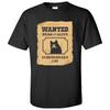 Gesucht - Lebendig und Tot - Schrödingers Katze Basis Baumwoll-T-Shirt - Schwarz